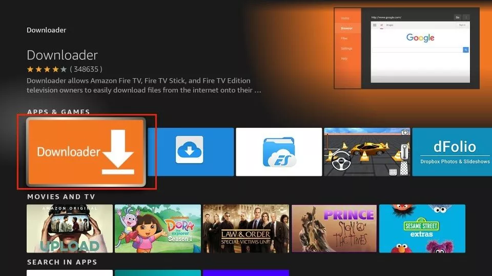 install downloader 1